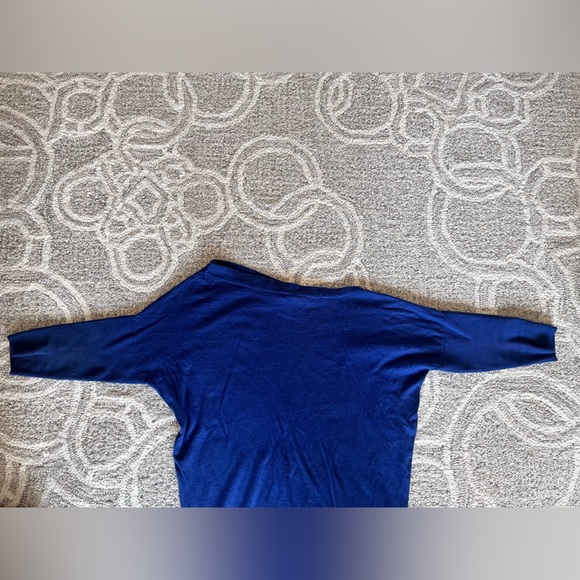 Moth Royal Blue off shoulder sweater - Picture 3 of 3